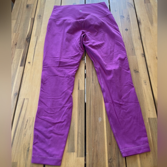 Lululemon Womens Align High Waisted Barney Purple Pink Leggings Size 10 - Picture 2 of 4